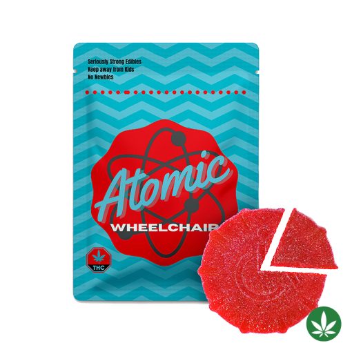 Atomic Wheelchair Puck Gummies (1000mg THC)