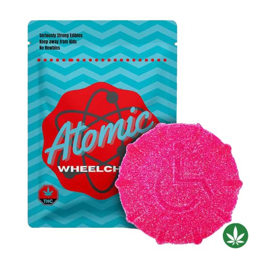 Atomic Wheelchair Puck Gummies (2000mg THC) - Image 3