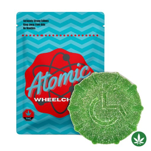 Atomic Wheelchair Puck Gummies (1000mg THC) - Image 3