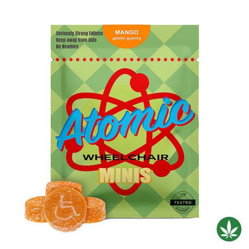 Atomic Wheelchair Mini Gummies (400mg THC) - Image 3