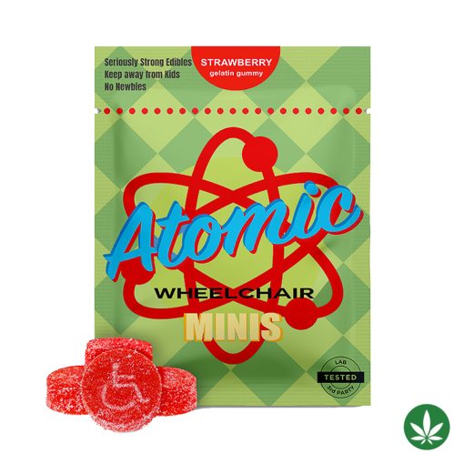 Atomic Wheelchair Mini Gummies (400mg THC)