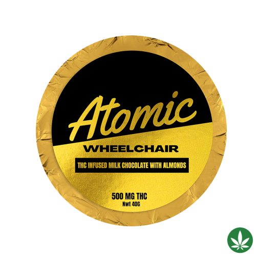 Atomic Wheelchair Chocolate Puck (500mg THC)
